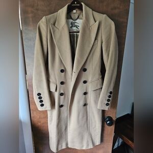 Burberry Lapel Peacoat Tan Size 4